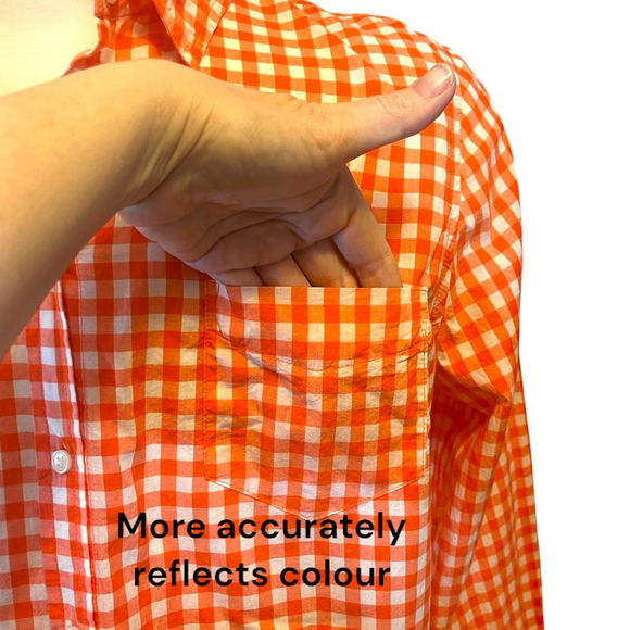 Bundle of Two Men’s/Unisex Old Navy Gingham Button Down Long Sleeve Shirts - Picture 5 of 16